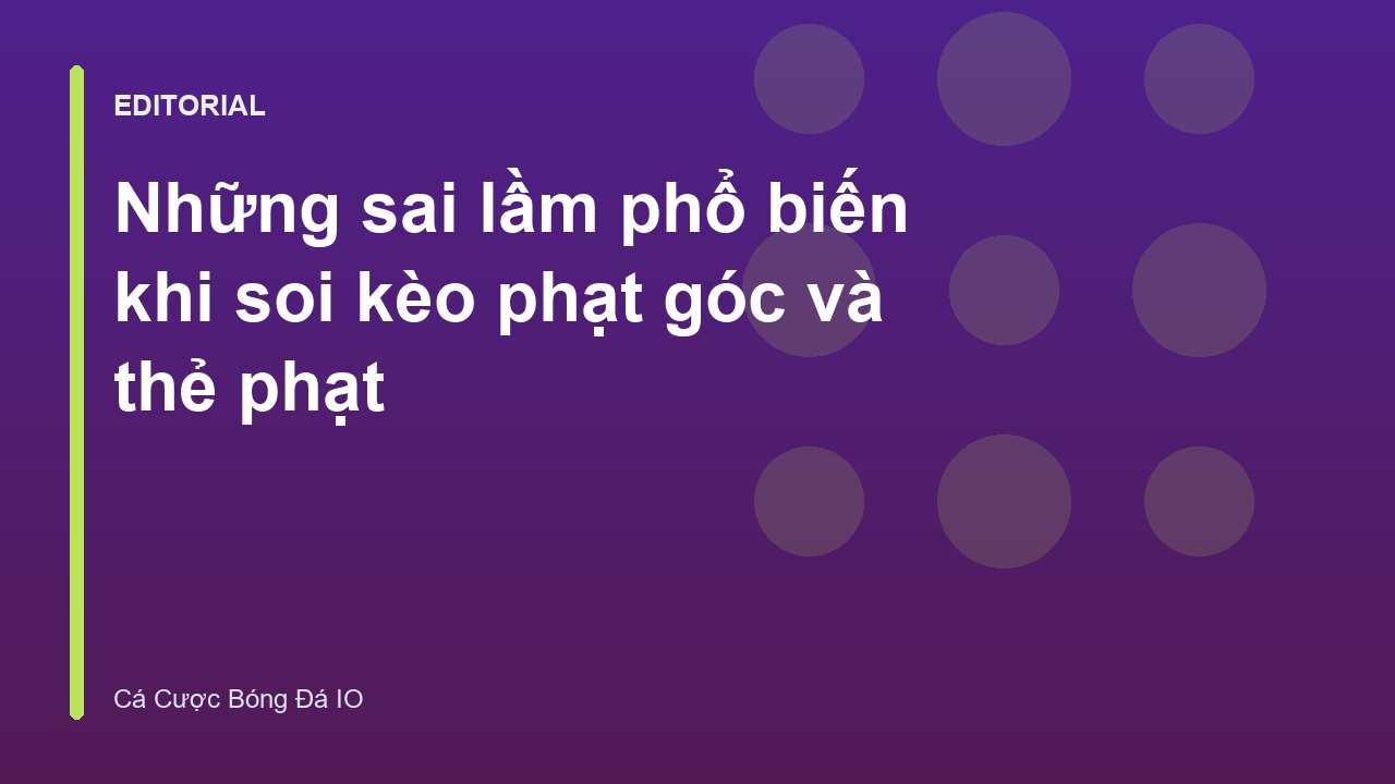 Người chơi đang phân tích dữ liệu soi kèo phạt góc